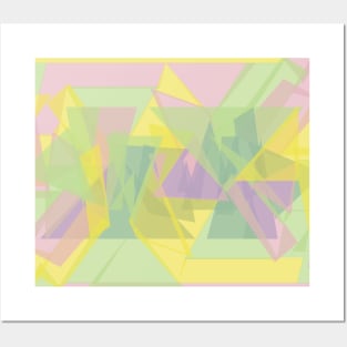 Superposition of Three Colors Posters and Art